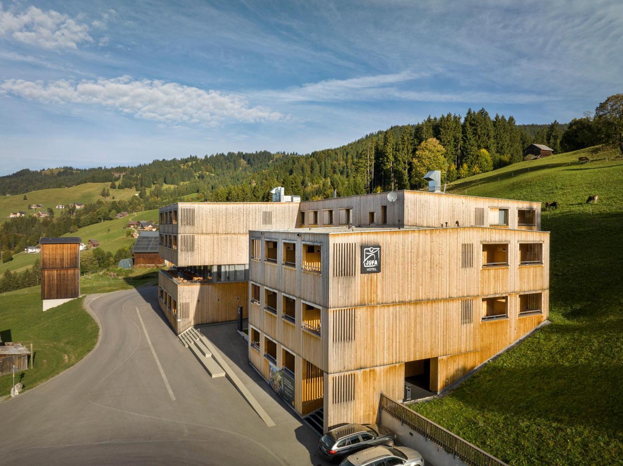 Jufa Hotel Laterns - Klangholzhus Exterior photo